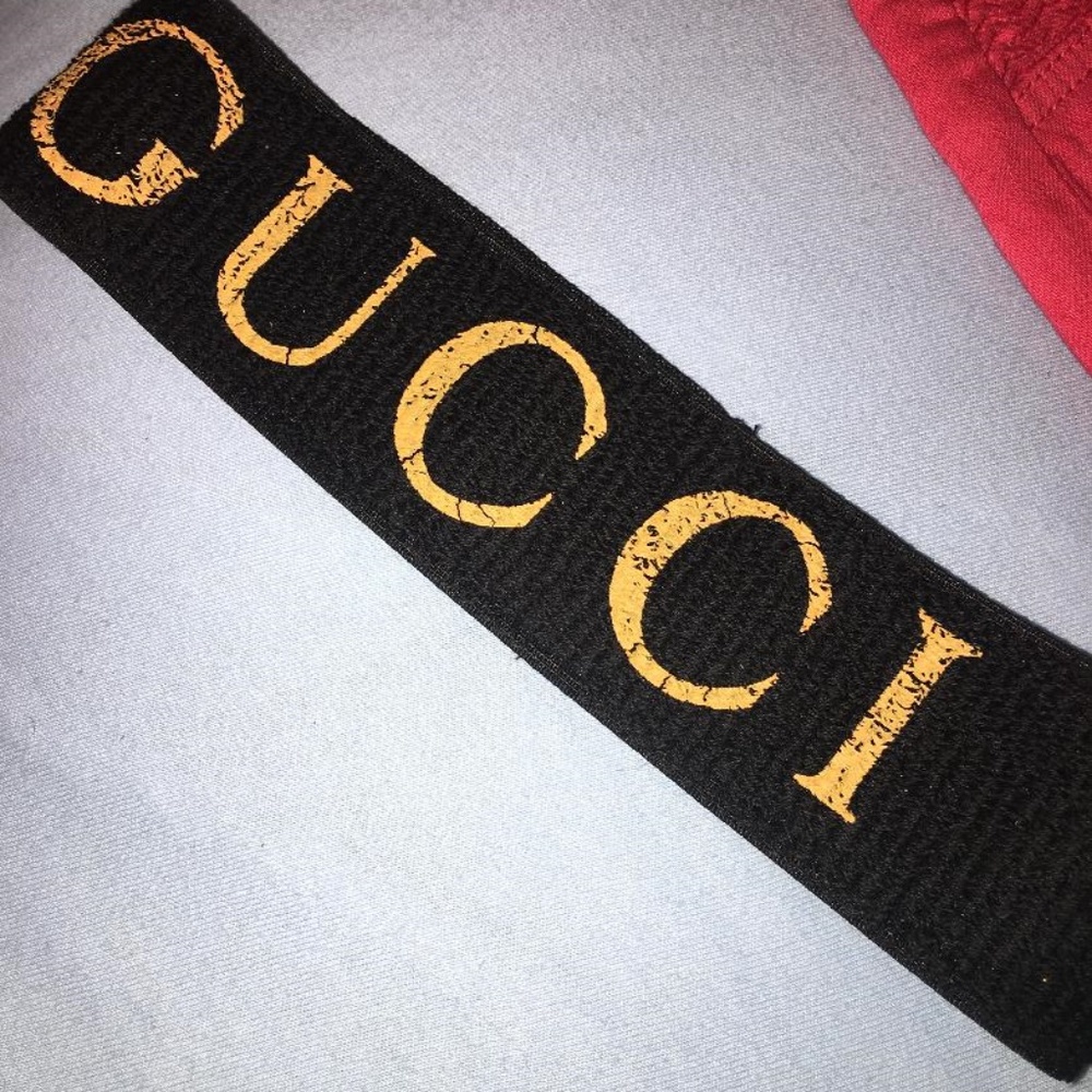 Gucci HeadBand Black 100 Authentic